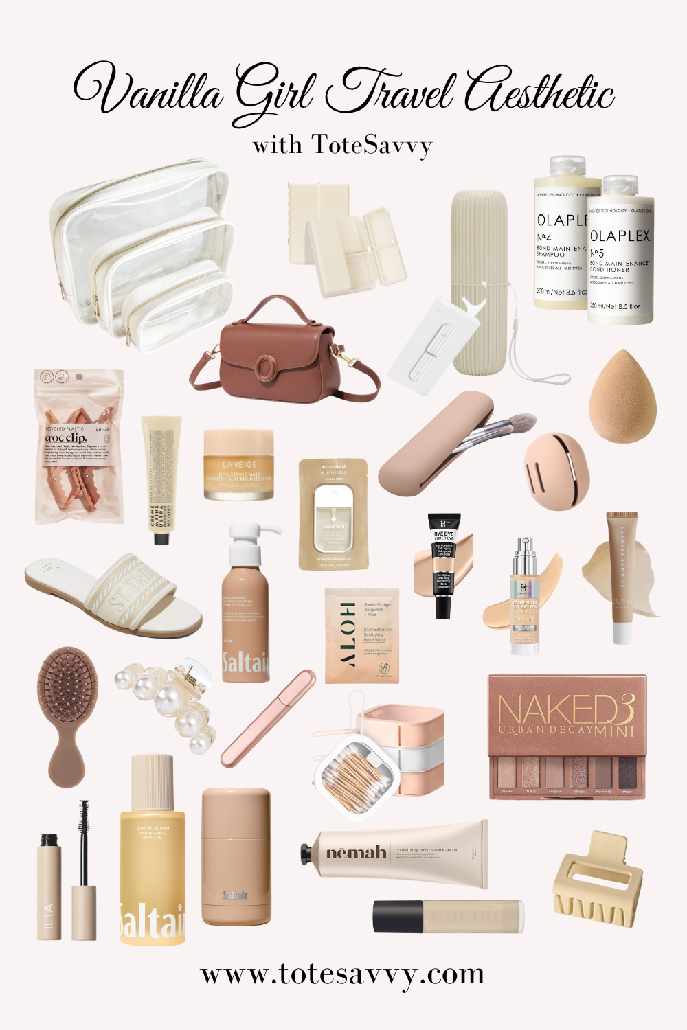 Vanilla Girl Travel Aesthetic Essentials