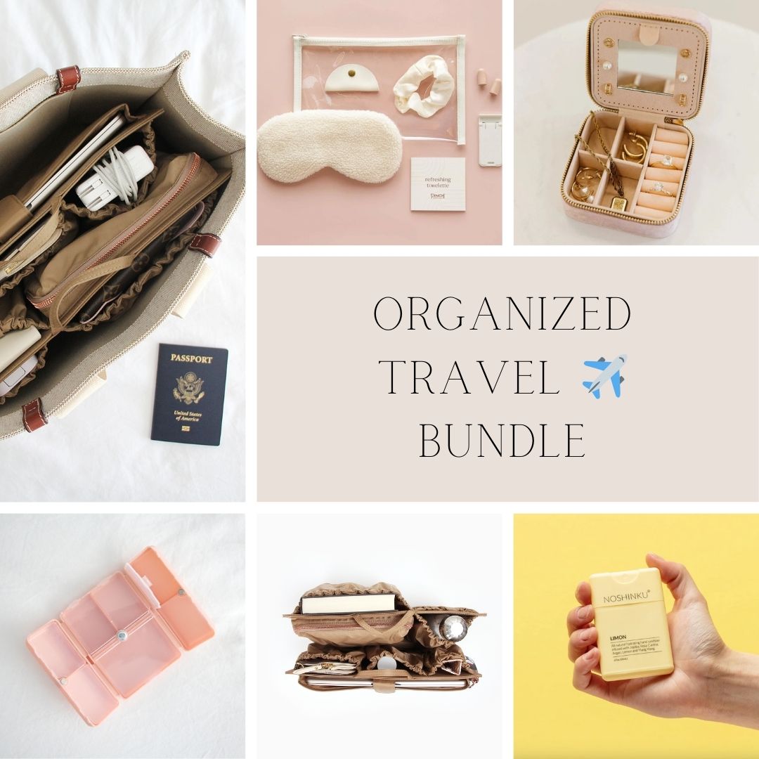 Organized Travel Bundle ($140 Value)