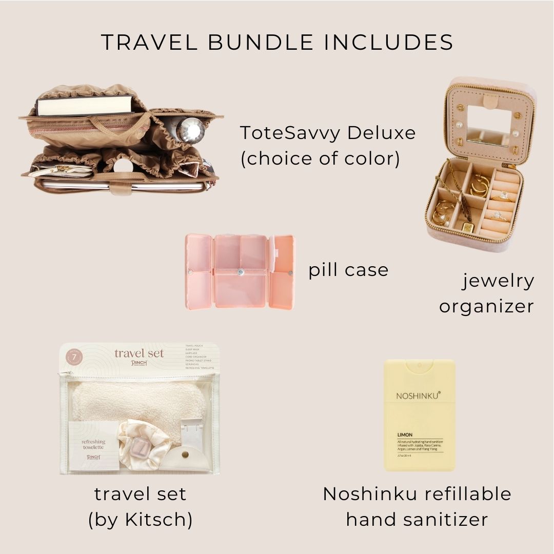 Organized Travel Bundle ($140 Value)