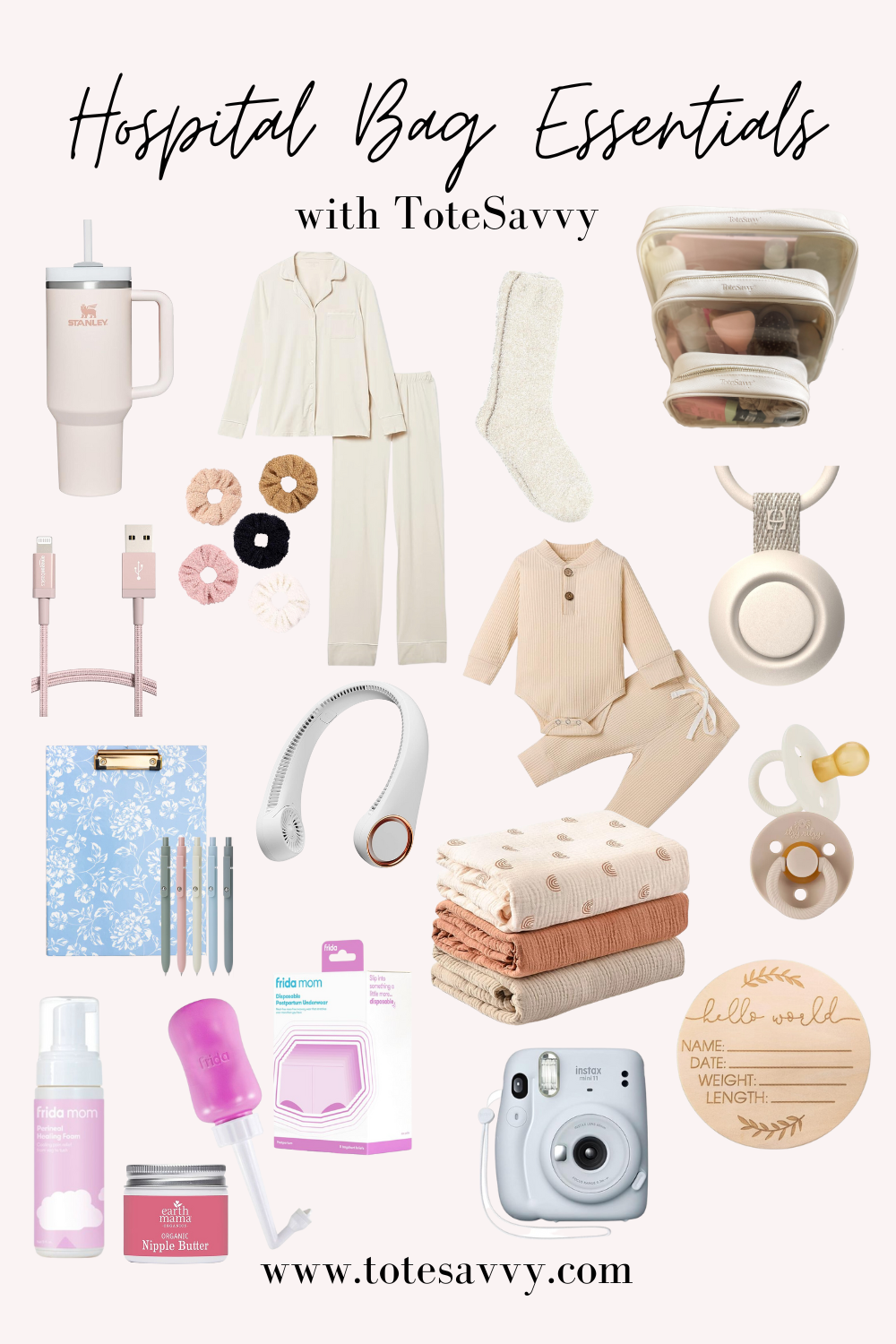 Hospital Bag Essentials Packed with ToteSavvy