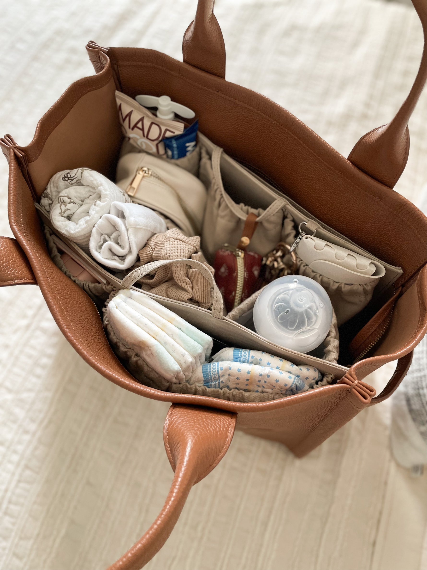 Packing a Designer Diaper Bag for a Newborn & Toddler