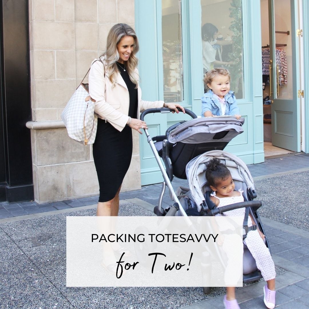 mom with newborn and toddler