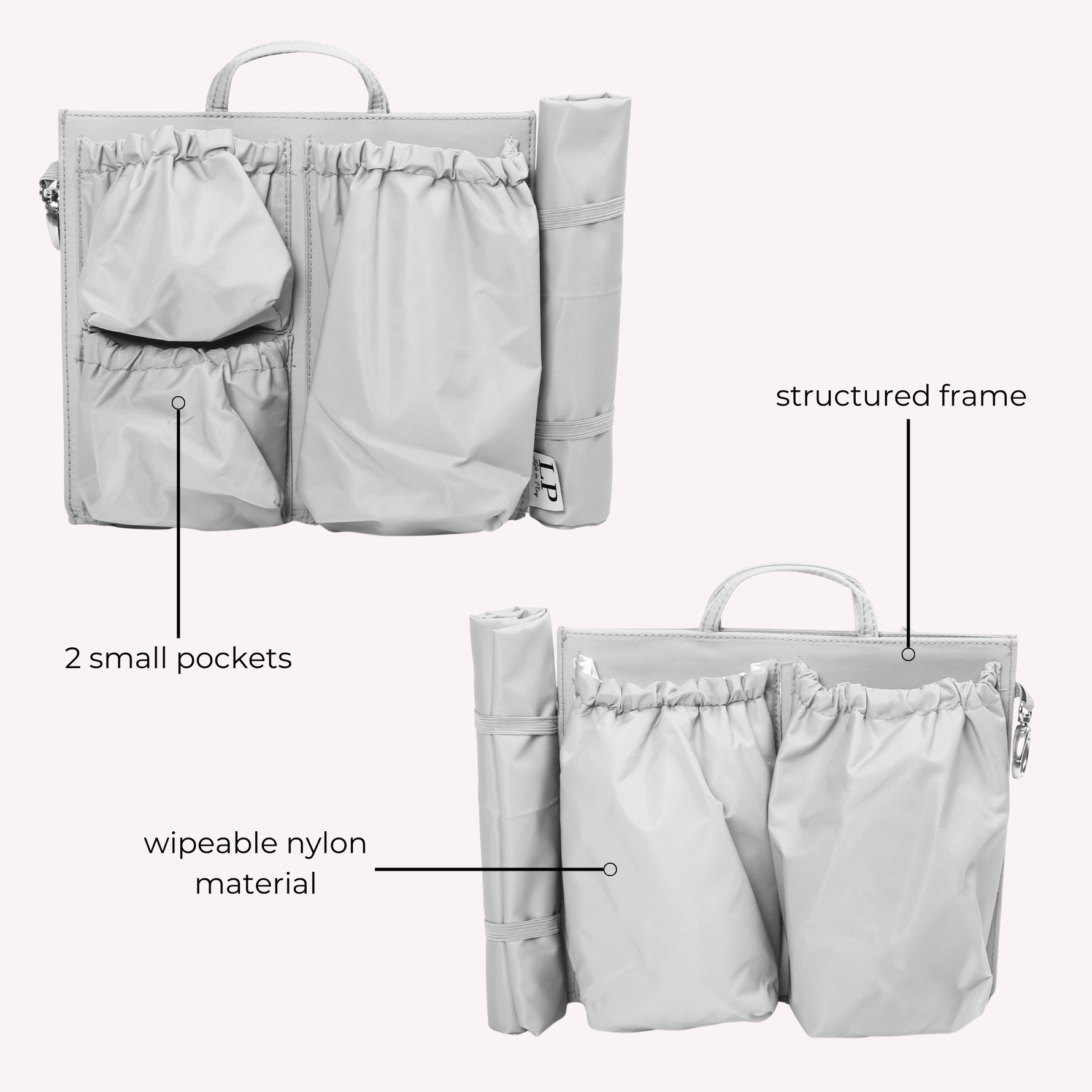 Insert Baby Diaper Bag Organizer ToteSavvy Mini Bag Organizer