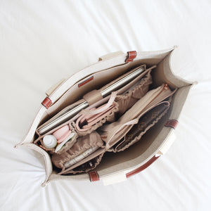 Organize your daily bag work bag with totesavvy deluxe insert. Bag organization for every professional