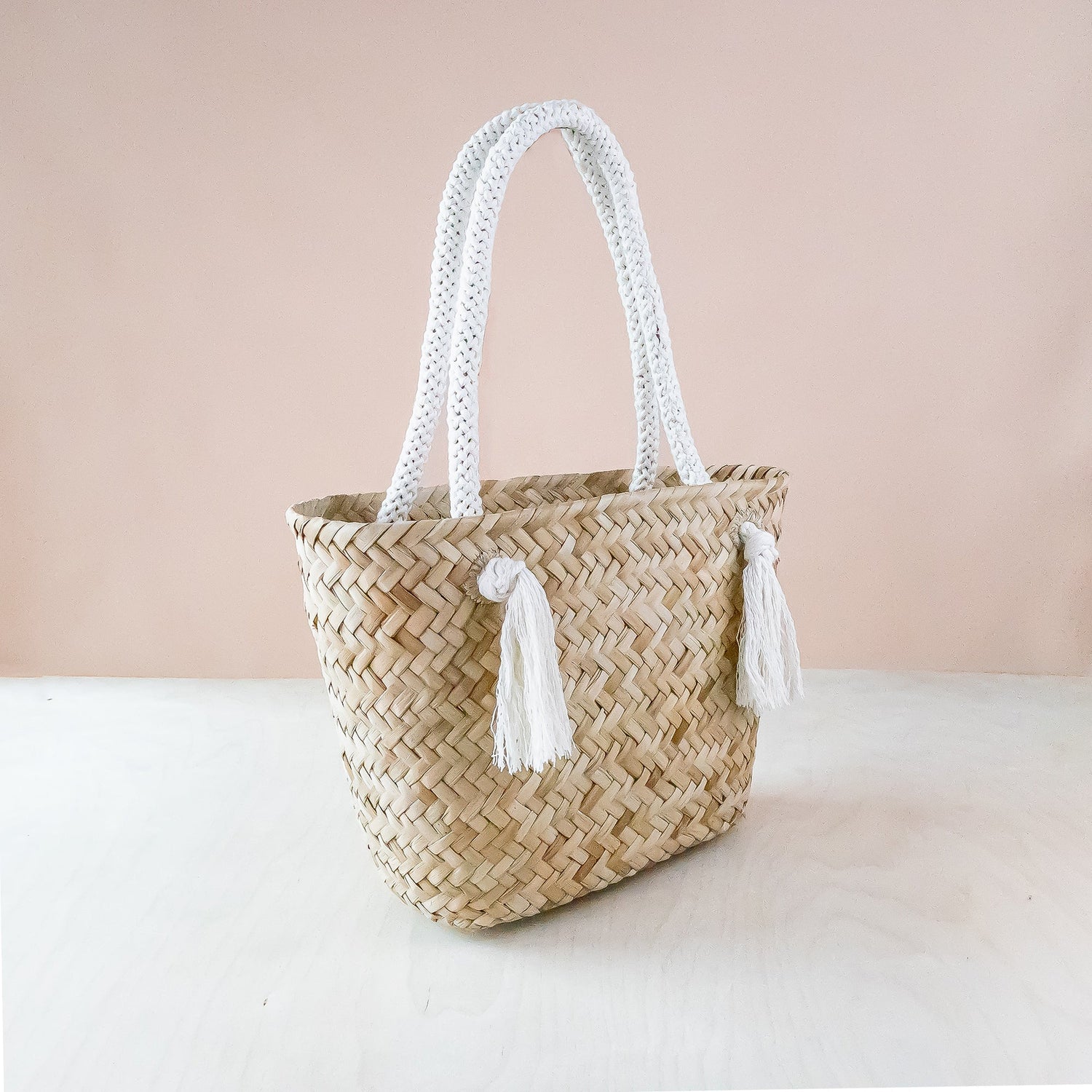 Oat Classic Medium Market Tote with Braided Handles