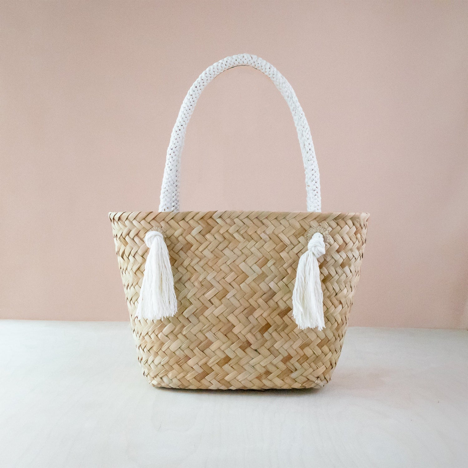 Oat Classic Medium Market Tote with Braided Handles
